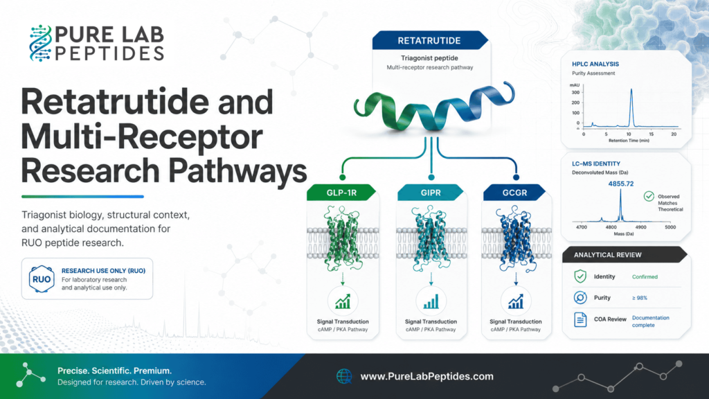 Buy Retatrutide for research article image from Pure Lab Peptides